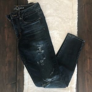 American Eagle - high rise super stretchy jean